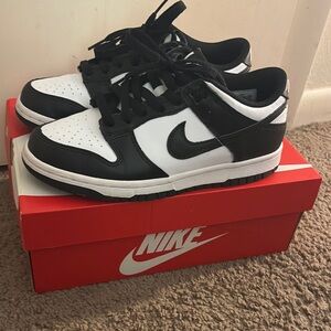 Nike Dunk Low Black and White Sneakers